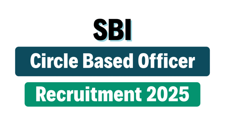 SBI CBO Recruitment 2025