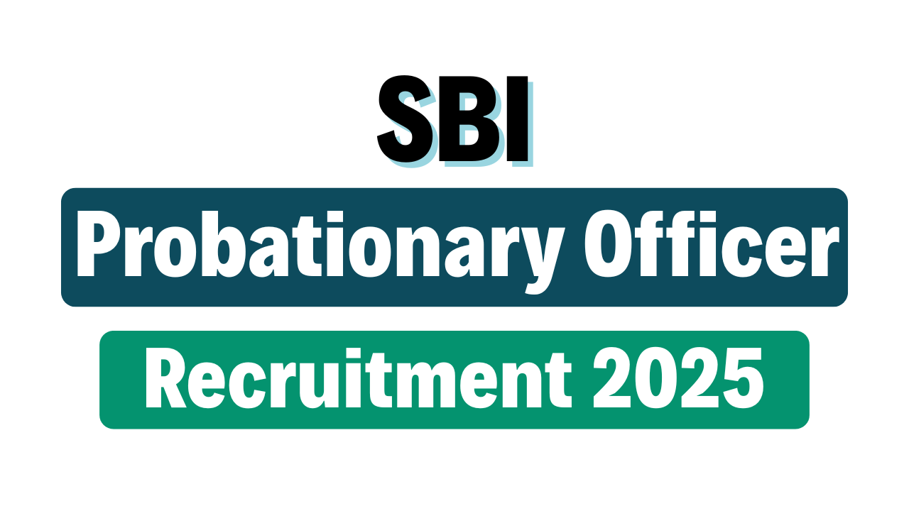 SBI PO Recruitment 2025
